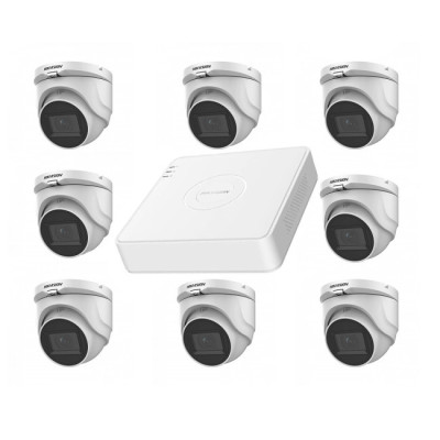 Комплект TurboHD відеоспостереження Hikvision KIT-DS0268 Білий (14132)