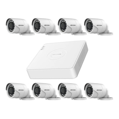 Комплект TurboHD відеоспостереження Hikvision KIT-DS0257 Білий (14143)