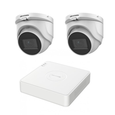 Комплект TurboHD відеоспостереження Hikvision KIT-DS0193 Білий (14161)