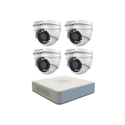 Комплект TurboHD відеоспостереження Hikvision KIT-DS0182 Білий (14164)