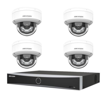 Комплект IP-відеоспостереження Hikvision KIT-DS0170 Білий (14168)