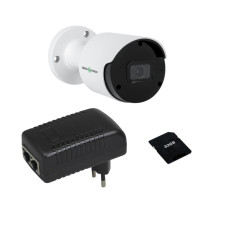 Комплект IP-видеонаблюдения GreenVision GV-811 с распознаванием лиц на 1 камеру Белый (14020)