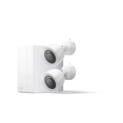 Комплект IP-видеонаблюдения CYVIO POE Bullet 2Kit 8MP N2412 Белый (14036)
