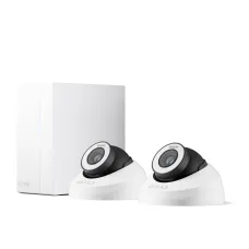 Комплект IP-видеонаблюдения CYVIO POE Dome 2Kit 4MP N2402D Белый (14039)
