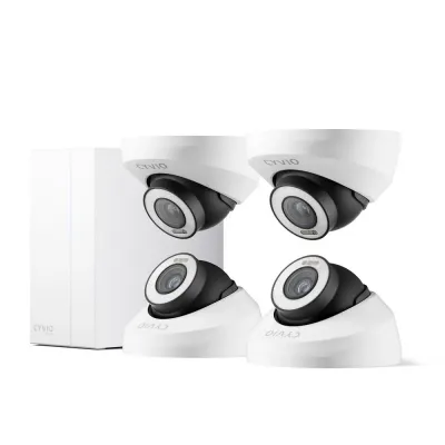 Комплект IP-видеонаблюдения CYVIO POE Dome 4Kit 4MP N2804D Белый (14041)