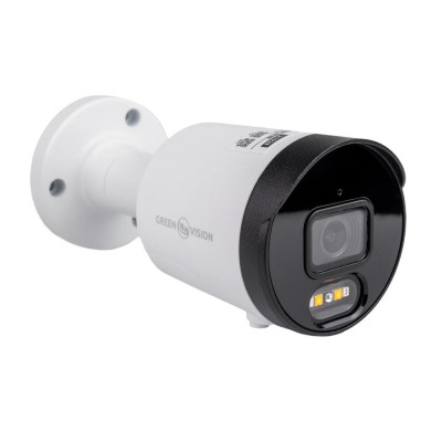 Комплект IP-видеонаблюдения GreenVision GV-IP-K-W102/2 4MP Ultra AI на 2 камеры Белый (14275)