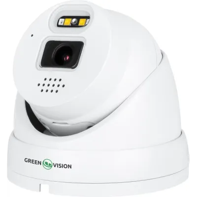 Комплект IP-видеонаблюдения GreenVision GV-IP-K-W101/2 5MP Ultra AI на 2 камеры Белый (14276) Комплект IP-видеонаблюдения GreenVision GV-IP-K-W101/2 5MP Ultra AI на 2 камеры Белый (14276)