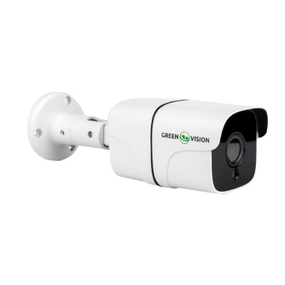 Комплект IP-відеоспостереження GreenVision GV-IP-K-W97/2 4MP на 2 камери Білий (14280)