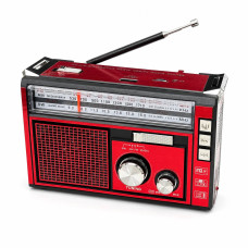 Портативний радіоприймач Golon RX-382 FM/AM/SW Червоний (M1151)