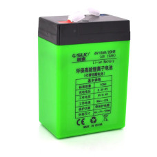 Акумуляторна батарея літієва QiSuo 6V 10Ah Li-ion 18650 Green (14426)