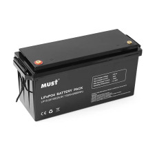 Акумуляторна батарея Must LiFePO4 LP15-24100 25.6V 100Ah 2.56kWh BMS50A@4S Black (14432)