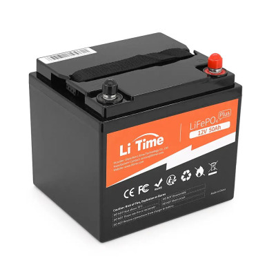 Акумуляторна батарея LiTime LiFePO4 12.8V 50Ah 640Wh Black (14435)