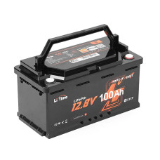 Акумуляторна батарея LiTime LiFePO4 12.8V 100Ah 1280Wh Bluetooth BMS100A Black (14437)