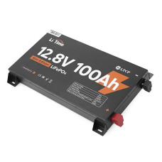 Акумуляторна батарея LiTime LiFePO4 12.8V 100Ah 1280Wh BMS 100A Black (14438)