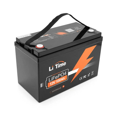 Акумуляторна батарея LiTime LiFePO4 12.8V 100Ah 1280Wh Black (14439)