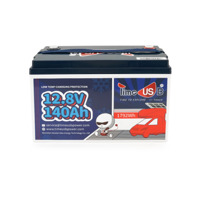 Акумуляторна батарея TimeUSB LiFePO4 12.8V 140Ah 1792Wh BMS 50A White (14445)