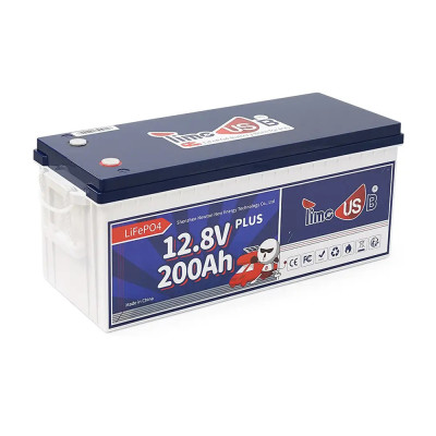 Акумуляторна батарея TimeUSB LiFePO4 12.8V 200Ah Plus 2560Wh BMS 200A White (14446)