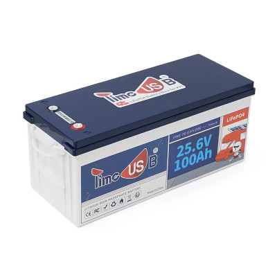 Акумуляторна батарея TimeUSB LiFePO4 25.6V 100Ah 2560Wh BMS 100A White (14447)