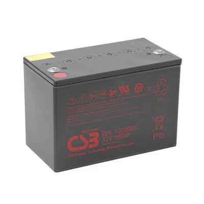 Акумуляторна батарея CSB GPL121000S 12V 100Ah Black (14323)