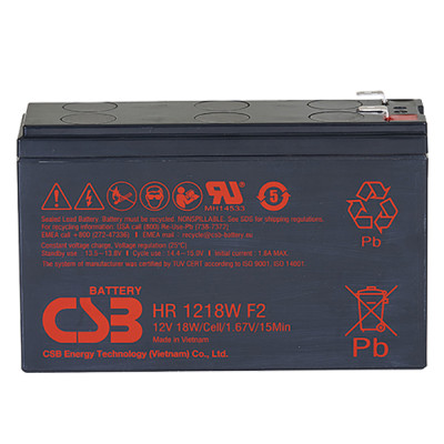 Акумуляторна батарея CSB HR1218WF2 12V 4.5Ah Black (14324)