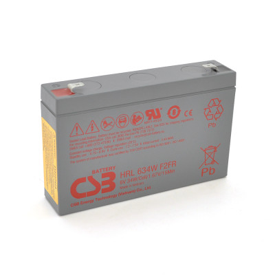 Акумуляторна батарея CSB HRL634WF2FR 6V 9Ah Grey (14326)
