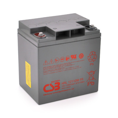Аккумуляторная батарея CSB HRL12110WFR 12V 28Ah Grey (14330)