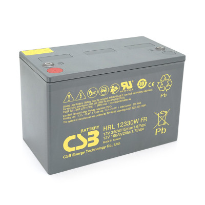 Акумуляторна батарея CSB HRL12330W 12V 100Ah Grey (14332)