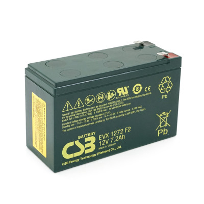 Акумуляторна батарея CSB EVX1272 12V 7.2Ah Black (14336)