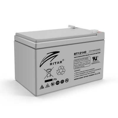 Аккумуляторная батарея AGM Ritar RT12140H Gray Case 12V 14Ah (14353)