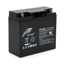 Аккумуляторная батарея AGM Ritar RT12180BL5 Black Case 12V 18Ah (14355)