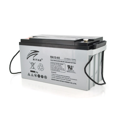 Акумуляторна батарея AGM Ritar RA12-65 Gray Case 12V 65Ah (14357)
