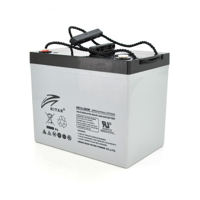 Аккумуляторная батарея AGM Ritar HR12280W Gray Case 12V 75Ah (14369)