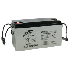 Акумуляторна батарея AGM Ritar DC12-80 Gray Case 12V 80Ah (14372)