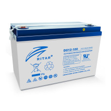 Акумуляторна батарея GEL Ritar DG12-100 Gray Case 12V 100Ah (14375)