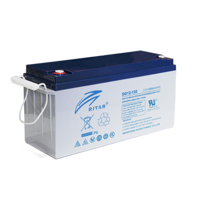 Акумуляторна батарея GEL Ritar DG12-150 Gray Case 12V 150Ah (14378)