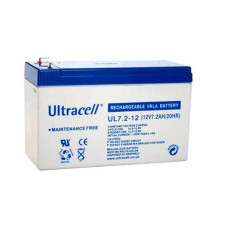 Акумуляторна батарея Ultracell UL7.2-12 AGM 12V 7.2 Ah White (14387)
