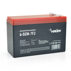 Тяговая аккумуляторная батарея AGM Merlion 6-DZM-7 12V 7Ah Black (14396)