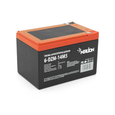 Тяговая аккумуляторная батарея AGM Merlion 6-DZM-14 12V 14Ah Черный (14397)