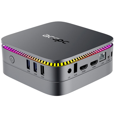 Міні-ПК Acepc PicoBox Pro AK1 Intel N150 8 ГБ/256 ГБ SSD Windows 11 Pro 2xHDMI LAN Wi-Fi Сірий (2311) Міні-ПК Acepc PicoBox Pro AK1 Intel N150 8 ГБ/256 ГБ SSD Windows 11 Pro 2xHDMI LAN Wi-Fi Сірий (2311)