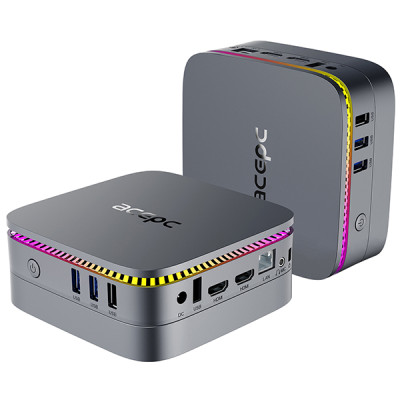 Міні-ПК Acepc PicoBox AK1 Plus Intel N95 8 ГБ/256 ГБ SSD Windows 11 Pro 2xHDMI Сірий (2394) Міні-ПК Acepc PicoBox AK1 Plus Intel N95 8 ГБ/256 ГБ SSD Windows 11 Pro 2xHDMI Сірий (2394)