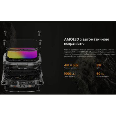 Смарт-годинник тактичний Kospet Tank M4 Special Edition Black (KTM0004SEB)