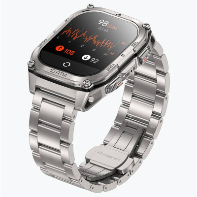 Смарт-годинник тактичний Kospet Tank M4 Special Edition Silver (KTM0004SES)