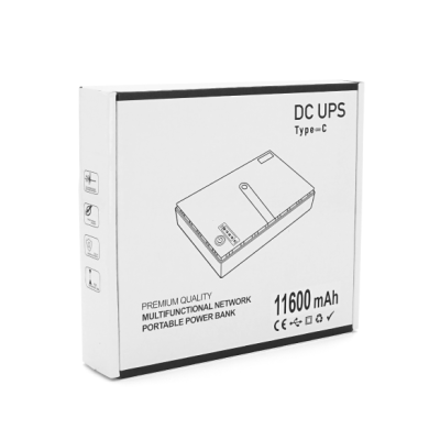 ИБП для роутера Voltronic UPS-18W DC1018P YT45949 11600MAh Черный (14534) ИБП для роутера Voltronic UPS-18W DC1018P YT45949 11600MAh Черный (14534)
