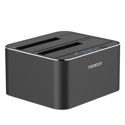 Док-станция клонировщик FIDECO для двух HDD 2.5 Док-станция клонировщик FIDECO для двух HDD 2.5