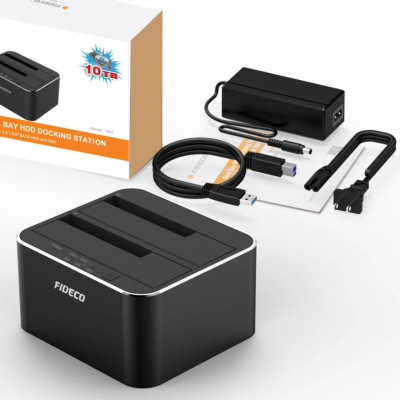 Док-станция клонировщик FIDECO для двух HDD 2.5 Док-станция клонировщик FIDECO для двух HDD 2.5