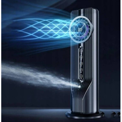 Вентилятор-охладитель воздуха Urbankit 2в1 USB LED 6 скоростей Черный (AC-101) Вентилятор-охладитель воздуха Urbankit 2в1 USB LED 6 скоростей Черный (AC-101)