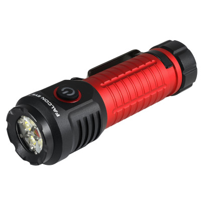 Фонарь тактический Falcon Eye Omega 2K FHH0142 108х34х29 мм Черно-красный (DAS4010)