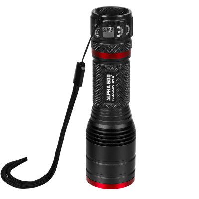 Ліхтар тактичний Falcon Eye Alpha 500 124х35х35 мм Чорний (DAS4059) Ліхтар тактичний Falcon Eye Alpha 500 124х35х35 мм Чорний (DAS4059)