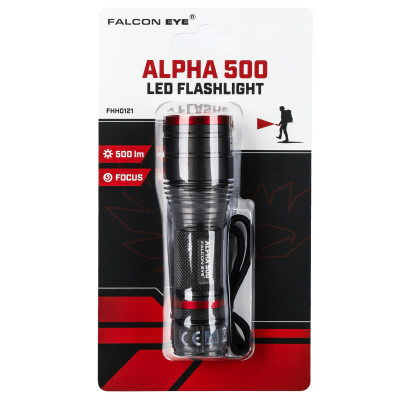 Ліхтар тактичний Falcon Eye Alpha 500 124х35х35 мм Чорний (DAS4059) Ліхтар тактичний Falcon Eye Alpha 500 124х35х35 мм Чорний (DAS4059)