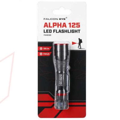 Фонарь тактический Falcon Eye Alpha 125 119х26х26 мм Черный (DAS4060) Фонарь тактический Falcon Eye Alpha 125 119х26х26 мм Черный (DAS4060)